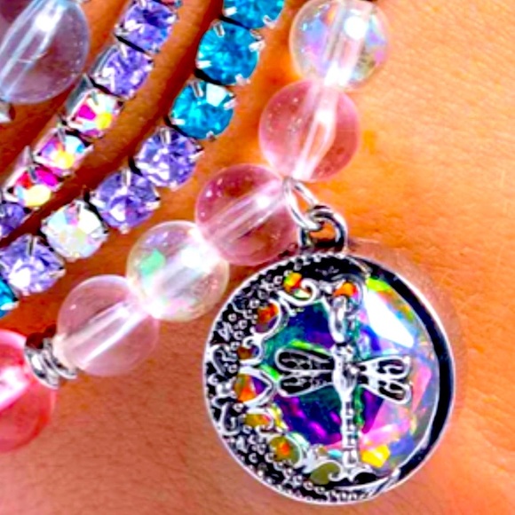 💤🌻💤 DRAGONFLY❗️”DREAM ON DRAGONFLY” MULTI IRIDESCENT BRACELET ~ PAPARAZZI❗️ - Picture 4 of 4